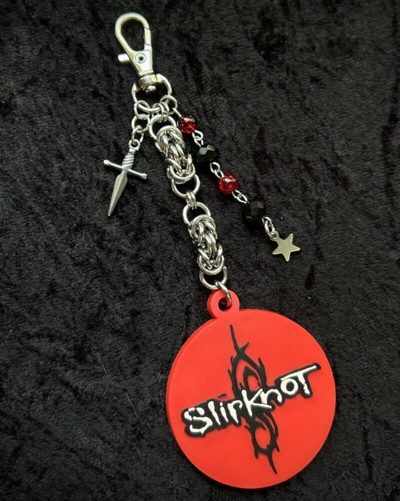 Slipknot chainmail keychain