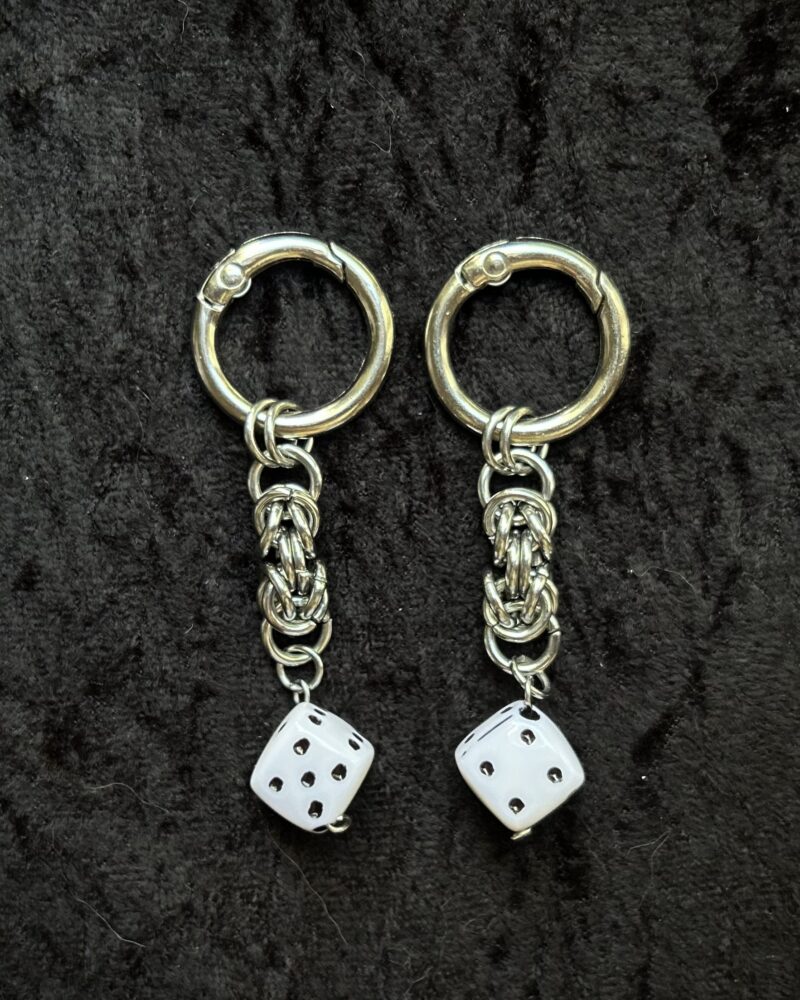 Dice shoe charms